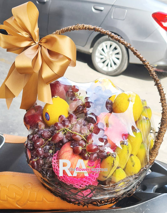 Amber Adoration Fruit Basket