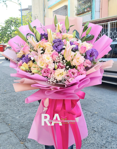lily flower bouquet price Lily Love Flower Bouquet – RA The Flowers Express
