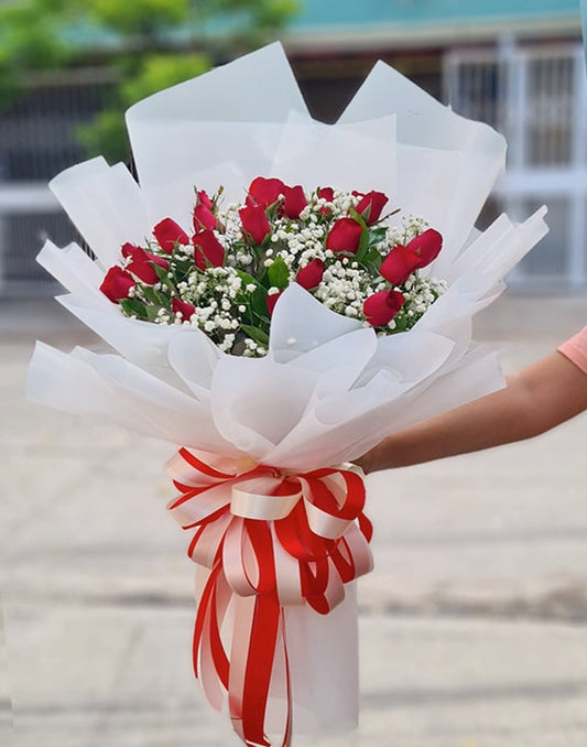First Date Red Roses Bouquet
