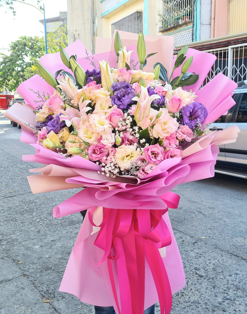 love lily flower Lily Love Flower Bouquet – RA The Flowers Express