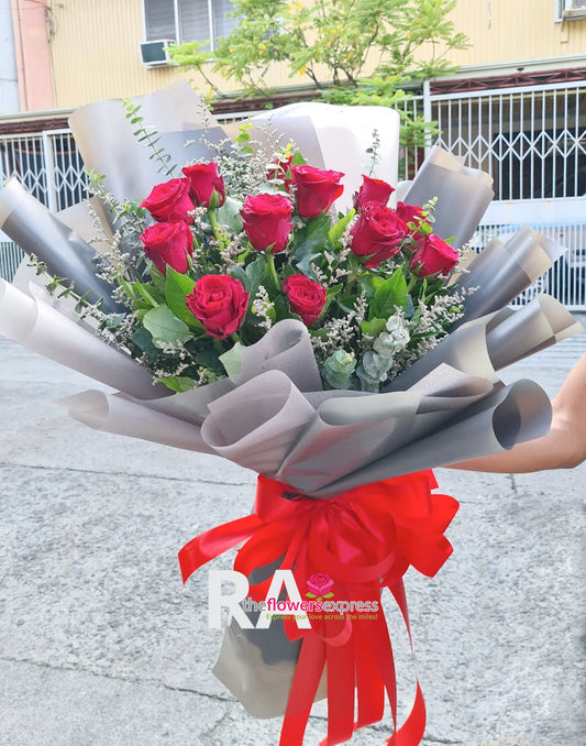 Joyful Rose Red Roses Bouquet
